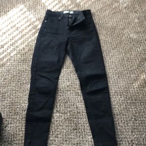 Black TopShop Moto Jamie High Rise Jeans 26/30